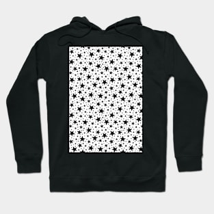 Black Star Pattern Hoodie